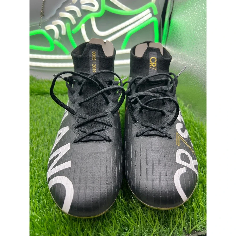 Nike Mercurial Superfly 6 Elite CR7 SE Black Gold Soccer Cleats Mens 7 05/2019‎